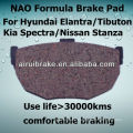 D464 Brake pad for Kia Spectra 2004/2005-2009 R Kia Spare Parts